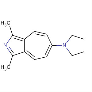Cyclohepta[c]pyrrole, 1,3-dimethyl-6-(1-pyrrolidinyl)-