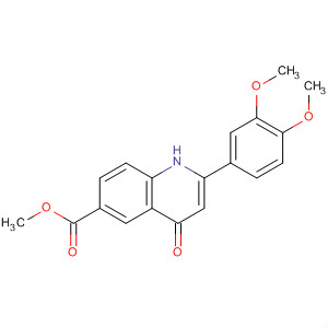 6-Quinolinecarboxylic acid,2-(3,4-dimethoxyphenyl)-1,4-dihydro-4-oxo-, methyl ester
