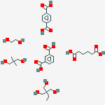 1,3-Benzenedicarboxylic acid, polymer with 1,4-benzenedicarboxylic acid, 2,2-dimethyl-1,3-propanediol, 1,2-ethanediol, 2-ethyl-2-(hydroxymethyl)-1,3-propanediol and hexanedioic acid