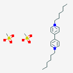 4,4'-Bipyridinium, 1,1'-dihexyl-, dimethanesulfonate