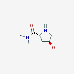 2-Pyrrolidinecarboxamide,  4-hydroxy-N,N-dimethyl-,  (2R,4S)-