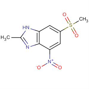1H-Benzimidazole, 2-methyl-6-(methylsulfonyl)-4-nitro-