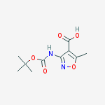 4-Isoxazolecarboxylic  acid,  3-[[(1,1-dimethylethoxy)carbonyl]amino]-5-methyl-