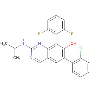 7-Quinazolinol,6-(2-chlorophenyl)-8-(2,6-difluorophenyl)-2-[(1-methylethyl)amino]-