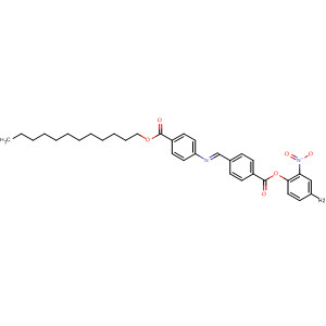 Benzoic acid, 4-[(E)-[[4-[(dodecyloxy)carbonyl]phenyl]imino]methyl]-,2-nitro-1,3-phenylene ester