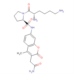 L-Prolinamide,L-lysyl-N-[3-(2-amino-2-oxoethyl)-4-methyl-2-oxo-2H-1-benzopyran-7-yl]-