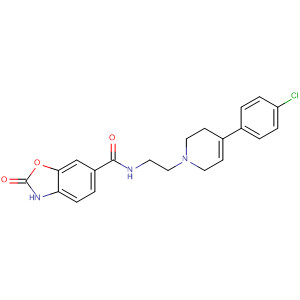 6-Benzoxazolecarboxamide,N-[2-[4-(4-chlorophenyl)-3,6-dihydro-1(2H)-pyridinyl]ethyl]-2,3-dihydro-2-oxo-