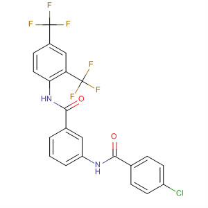 Benzamide,N-[2,4-bis(trifluoromethyl)phenyl]-3-[(4-chlorobenzoyl)amino]-
