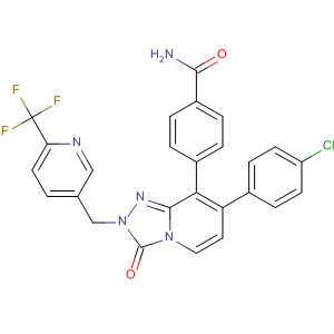 Benzamide,4-[7-(4-chlorophenyl)-2,3-dihydro-3-oxo-2-[[6-(trifluoromethyl)-3-pyridinyl]methyl]-1,2,4-triazolo[4,3-a]pyridin-8-yl]-