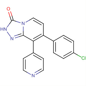 1,2,4-Triazolo[4,3-a]pyridin-3(2H)-one,7-(4-chlorophenyl)-8-(4-pyridinyl)-