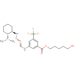 Benzoic acid,3-[[[[(1R,2R)-2-(dimethylamino)cyclohexyl]amino]thioxomethyl]amino]-5-(trifluoromethyl)-, 5-hydroxypentyl ester