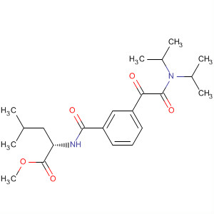 L-Leucine, N-[3-[2-[bis(1-methylethyl)amino]-2-oxoacetyl]benzoyl]-,methyl ester
