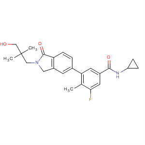 Benzamide,N-cyclopropyl-3-[2,3-dihydro-2-(3-hydroxy-2,2-dimethylpropyl)-1-oxo-1H-isoindol-5-yl]-5-fluoro-4-methyl-