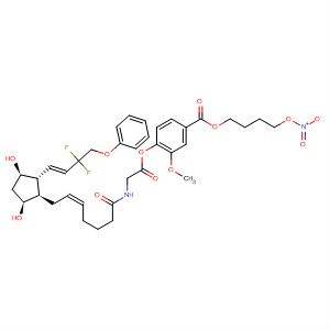 Glycine,N-[(5Z)-7-[(1R,2R,3R,5S)-2-[(1E)-3,3-difluoro-4-phenoxy-1-buten-1-yl]-3,5-dihydroxycyclopentyl]-1-oxo-5-hepten-1-yl]-,2-methoxy-4-[[4-(nitrooxy)butoxy]carbonyl]phenyl ester