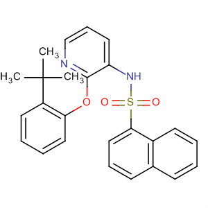 1-Naphthalenesulfonamide,N-[2-[2-(1,1-dimethylethyl)phenoxy]-3-pyridinyl]-