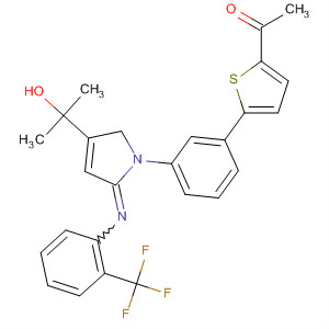 Ethanone,1-[5-[3-[4-(1-hydroxy-1-methylethyl)-2-[2-(trifluoromethyl)phenyl]-1H-imidazol-1-yl]phenyl]-2-thienyl]-