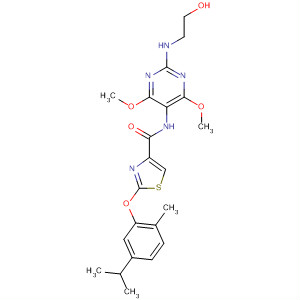 4-Thiazolecarboxamide,N-[2-[(2-hydroxyethyl)amino]-4,6-dimethoxy-5-pyrimidinyl]-2-[2-methyl-5-(1-methylethyl)phenoxy]-