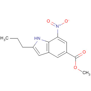 1H-Indole-5-carboxylic acid, 7-nitro-2-propyl-, methyl ester