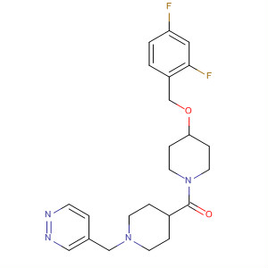 Methanone,[4-[(2,4-difluorophenyl)methoxy]-1-piperidinyl][1-(4-pyridazinylmethyl)-4-piperidinyl]-