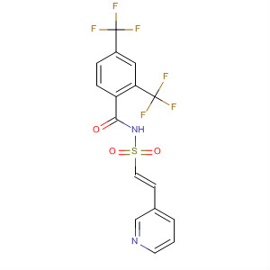 Benzamide,N-[[(1E)-2-(3-pyridinyl)ethenyl]sulfonyl]-2,4-bis(trifluoromethyl)-