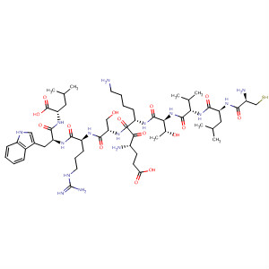 L-Leucine,L-cysteinyl-L-leucyl-L-valyl-L-threonyl-L-a-glutamyl-L-lysyl-L-seryl-L-arginyl-L-tryptophyl-