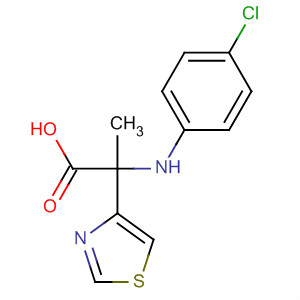 4-Thiazoleacetic acid, 2-[(4-chlorophenyl)amino]-a-methyl-
