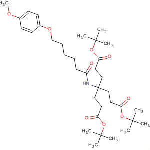 Heptanedioic acid,4-[3-(1,1-dimethylethoxy)-3-oxopropyl]-4-[[6-(4-methoxyphenoxy)-1-oxohexyl]amino]-, 1,7-bis(1,1-dimethylethyl) ester