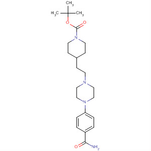 1-Piperidinecarboxylic acid,4-[2-[4-[4-(aminocarbonyl)phenyl]-1-piperazinyl]ethyl]-, 1,1-dimethylethylester