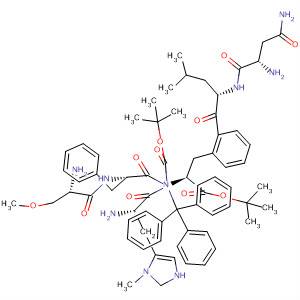 L-Phenylalanine,N-[(1,1-dimethylethoxy)carbonyl]-3-methyl-L-histidyl-N-(triphenylmethyl)-L-asparaginyl-L-leucyl-O-(1,1-dimethylethyl)-L-seryl-D-phenylalanyl-,methyl ester