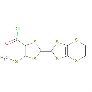 1,3-Dithiole-4-carbonyl chloride,2-(5,6-dihydro-1,3-dithiolo[4,5-b][1,4]dithiin-2-ylidene)-5-(methylthio)-
