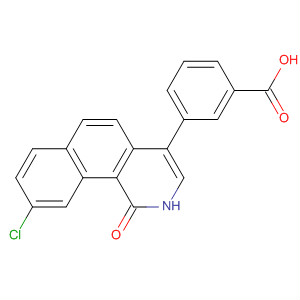 Benzoic acid, 3-(9-chloro-1,2-dihydro-1-oxobenz[h]isoquinolin-4-yl)-
