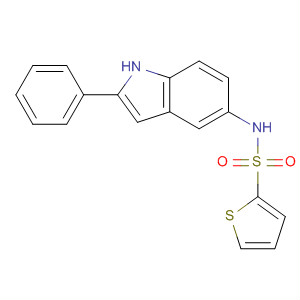 2-Thiophenesulfonamide, N-(2-phenyl-1H-indol-5-yl)-