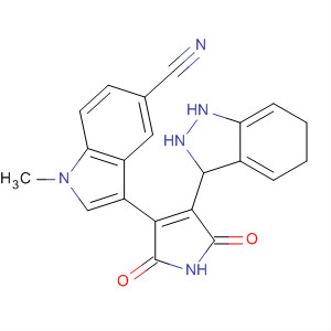 1H-Indole-5-carbonitrile,3-[2,5-dihydro-4-(1H-indazol-3-yl)-2,5-dioxo-1H-pyrrol-3-yl]-1-methyl-