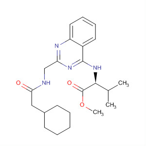 L-Valine, N-[2-[[(2-cyclohexylacetyl)amino]methyl]-4-quinazolinyl]-,methyl ester