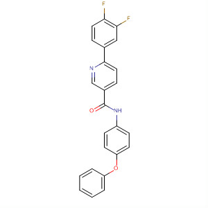 3-Pyridinecarboxamide, 6-(3,4-difluorophenyl)-N-(4-phenoxyphenyl)-
