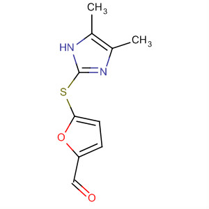 2-Furancarboxaldehyde, 5-[(4,5-dimethyl-1H-imidazol-2-yl)thio]-