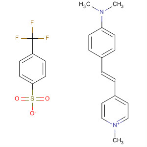 Pyridinium, 4-[(1E)-2-[4-(dimethylamino)phenyl]ethenyl]-1-methyl-,4-(trifluoromethyl)benzenesulfonate (1:1)