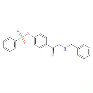 Ethanone, 2-[(phenylmethyl)amino]-1-[4-[(phenylsulfonyl)oxy]phenyl]-