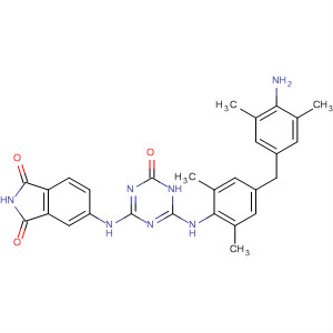 1H-Isoindole-1,3(2H)-dione,5-[[4-[[4-[(4-amino-3,5-dimethylphenyl)methyl]-2,6-dimethylphenyl]amino]-5,6-dihydro-6-oxo-1,3,5-triazin-2-yl]amino]-