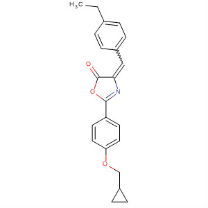 5(4H)-Oxazolone,2-[4-(cyclopropylmethoxy)phenyl]-4-[(4-ethylphenyl)methylene]-