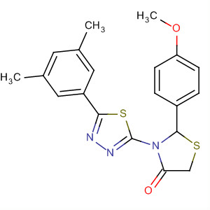 4-Thiazolidinone,3-[5-(3,5-dimethylphenyl)-1,3,4-thiadiazol-2-yl]-2-(4-methoxyphenyl)-
