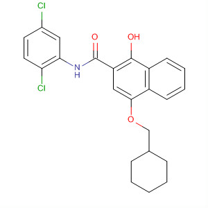 2-Naphthalenecarboxamide,4-(cyclohexylmethoxy)-N-(2,5-dichlorophenyl)-1-hydroxy-