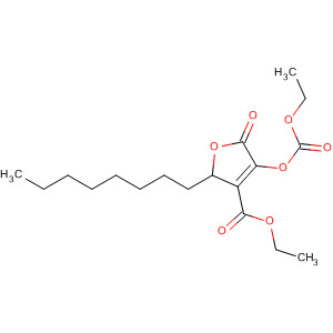 3-Furancarboxylic acid,4-[(ethoxycarbonyl)oxy]-2,5-dihydro-2-octyl-5-oxo-, ethyl ester