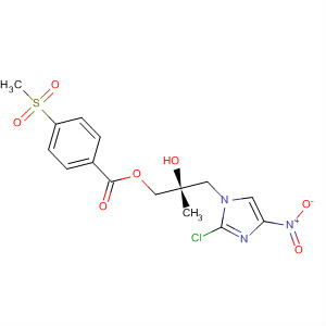 Benzoic acid, 4-(methylsulfonyl)-,(2R)-3-(2-chloro-4-nitro-1H-imidazol-1-yl)-2-hydroxy-2-methylpropylester