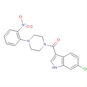 Methanone, (6-chloro-1H-indol-3-yl)[4-(2-nitrophenyl)-1-piperazinyl]-