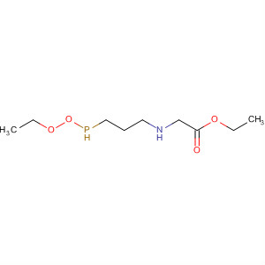 Glycine, N-[3-(ethoxyhydroxyphosphinyl)propyl]-, ethyl ester