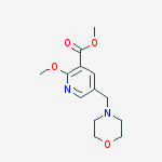 3-Pyridinecarboxylic acid, 2-methoxy-5-(4-morpholinylmethyl)-, methylester