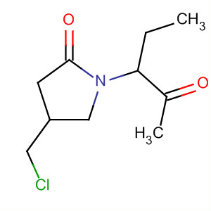 2-Pyrrolidinone, 4-(chloromethyl)-1-(1-ethyl-2-oxopropyl)-