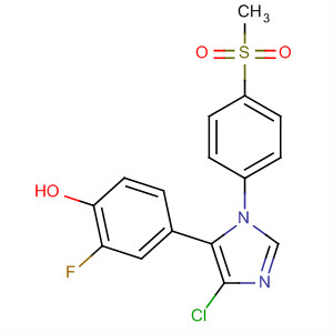 Phenol,4-[4-chloro-1-[4-(methylsulfonyl)phenyl]-1H-imidazol-5-yl]-2-fluoro-