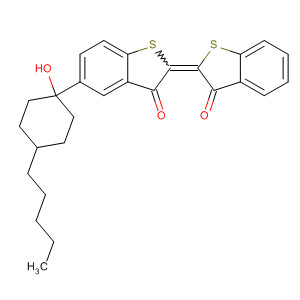 Benzo[b]thiophen-3(2H)-one,5-(1-hydroxy-4-pentylcyclohexyl)-2-(3-oxobenzo[b]thien-2(3H)-ylidene)-
